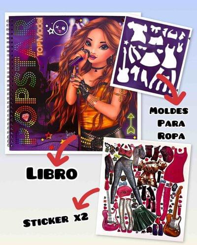 Libro para colorear moda